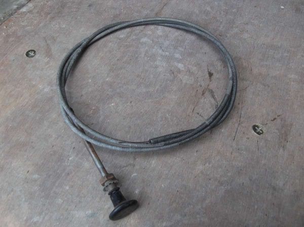 Bonnet release cable 1 round button type pic 1